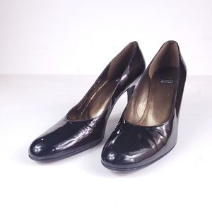 Stuart Weitzman Brown Patent Leather Heels